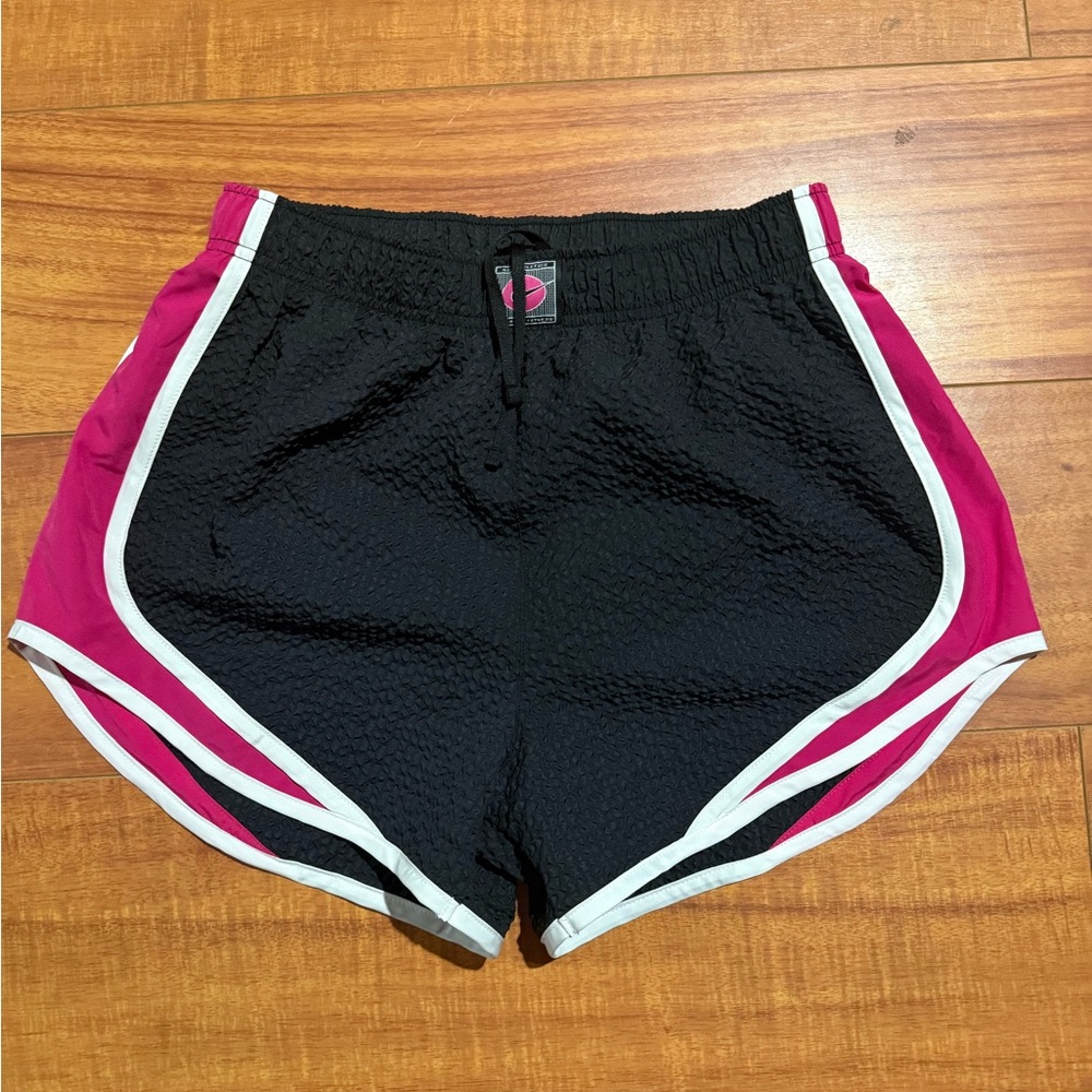 Nike Black and Pink Women's Running Shorts